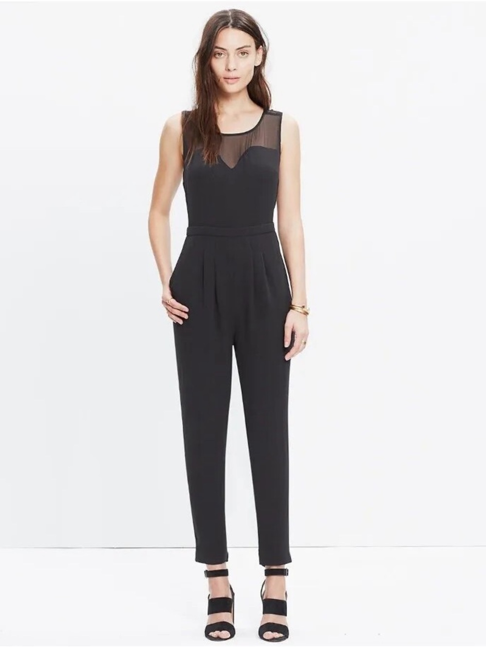 Madewell Women's Black Norwood Jumpsuit Size 14